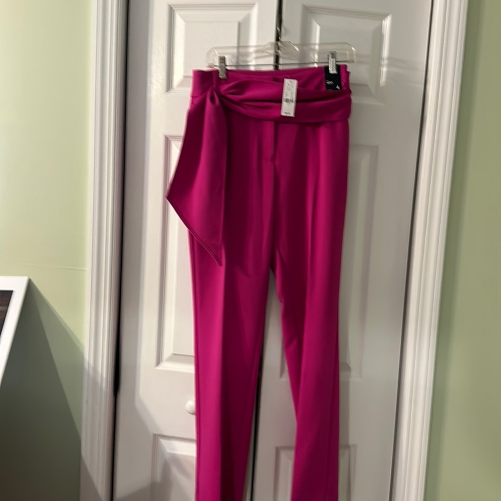 New York & Co slim pink pant